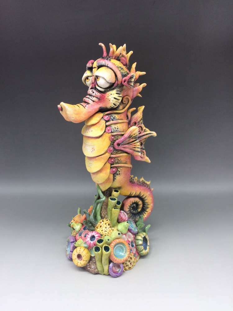 'Odysseus' Seahorse Sculpture