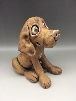 Custom Pet Sculptures, ceramic and hand made.