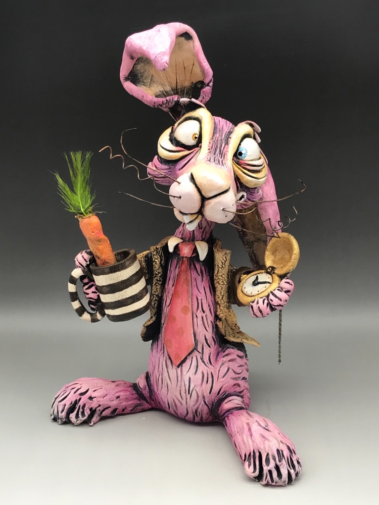 Blair the Mad March Hare Sculpture