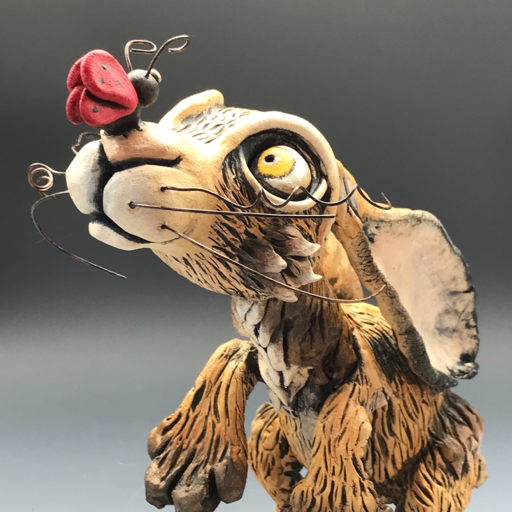 Florence the Hare 'Making Friends' Sculpture