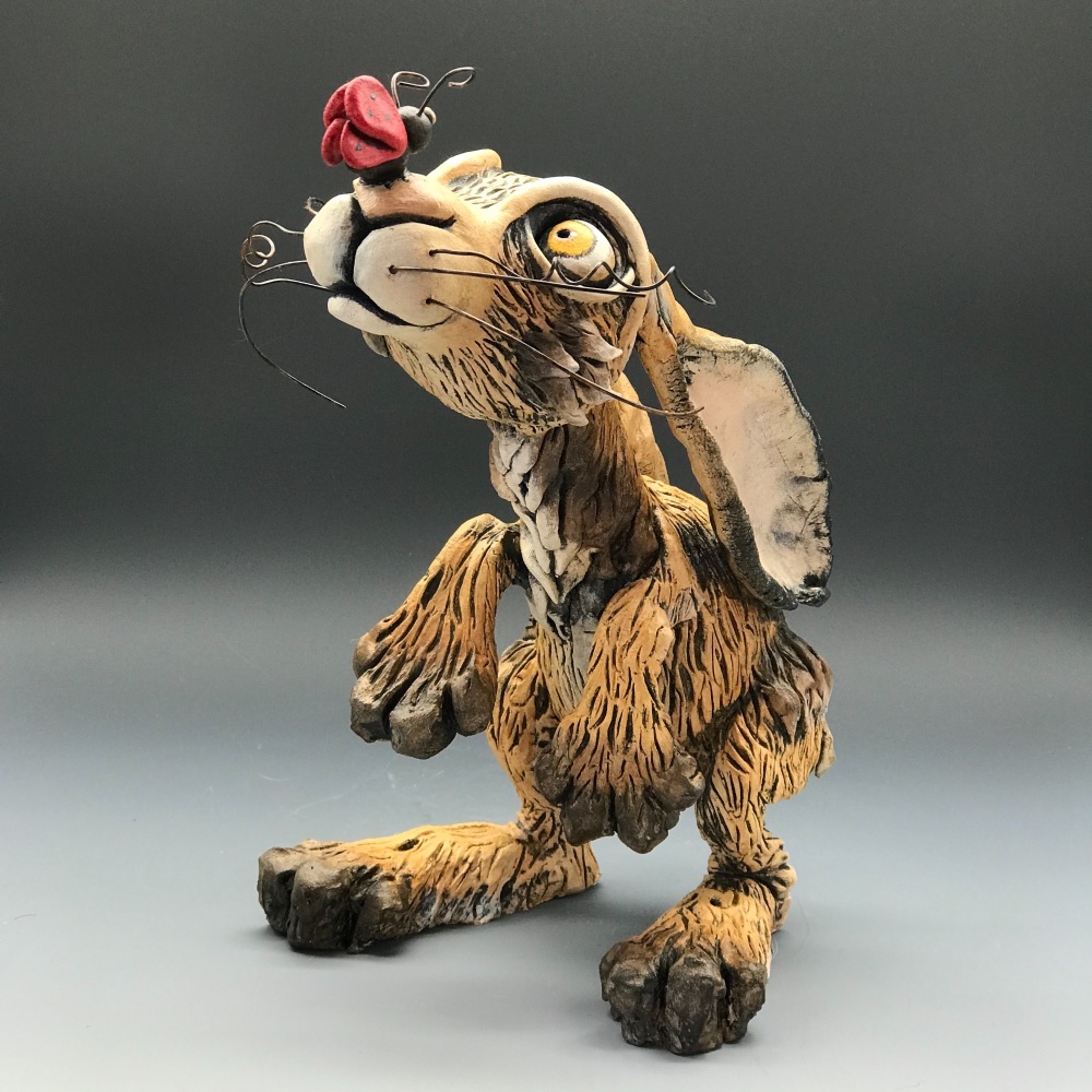 Florence the Hare 'Making Friends' Sculpture
