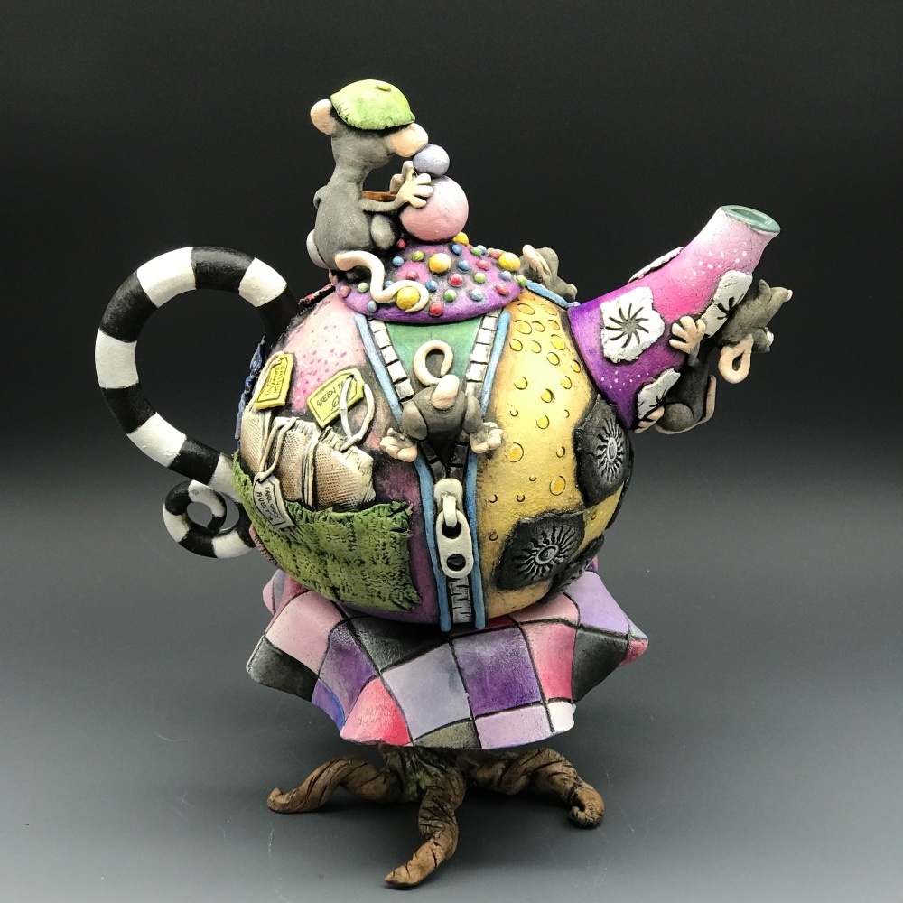 One Lump or Two? Ceramic Tea Pot