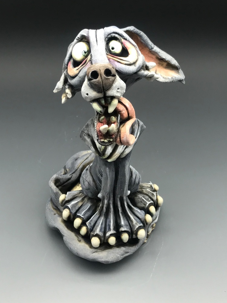 RESERVED Harry the Howler, Wolf Sculpture