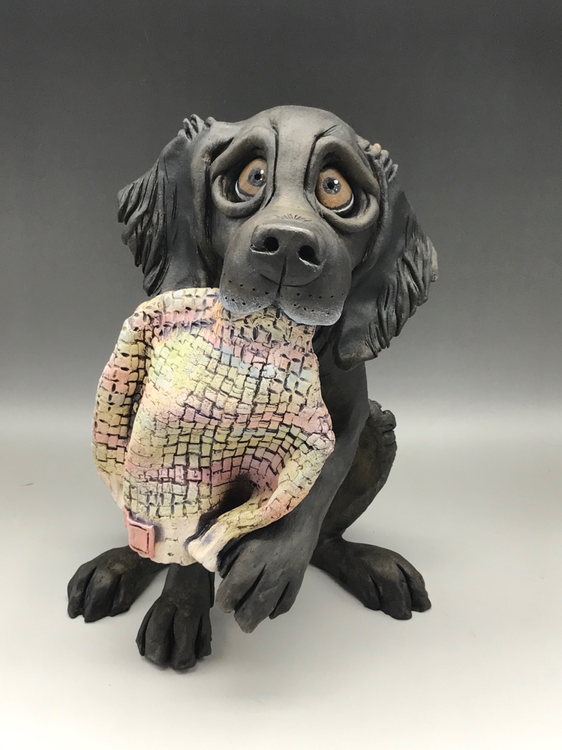 Custom Pet Sculptures, ceramic and hand made.