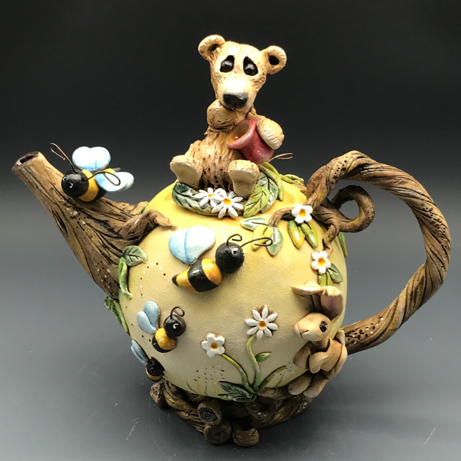 Honey Bear Tea pot ceramic