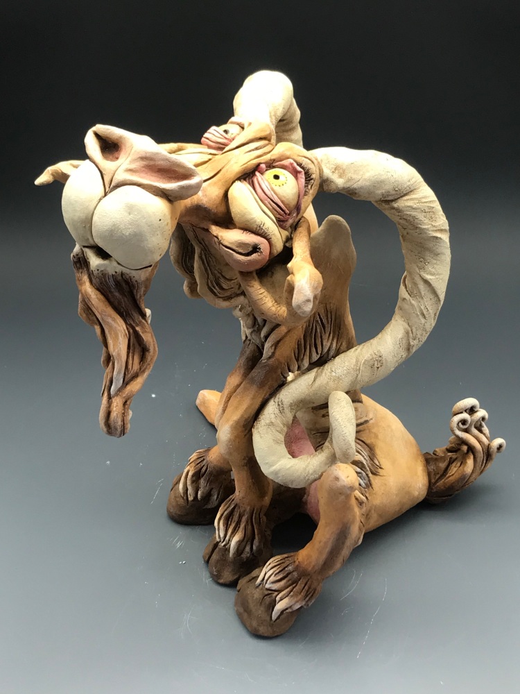 Rafferty - Goat Sculpture, ceramic
