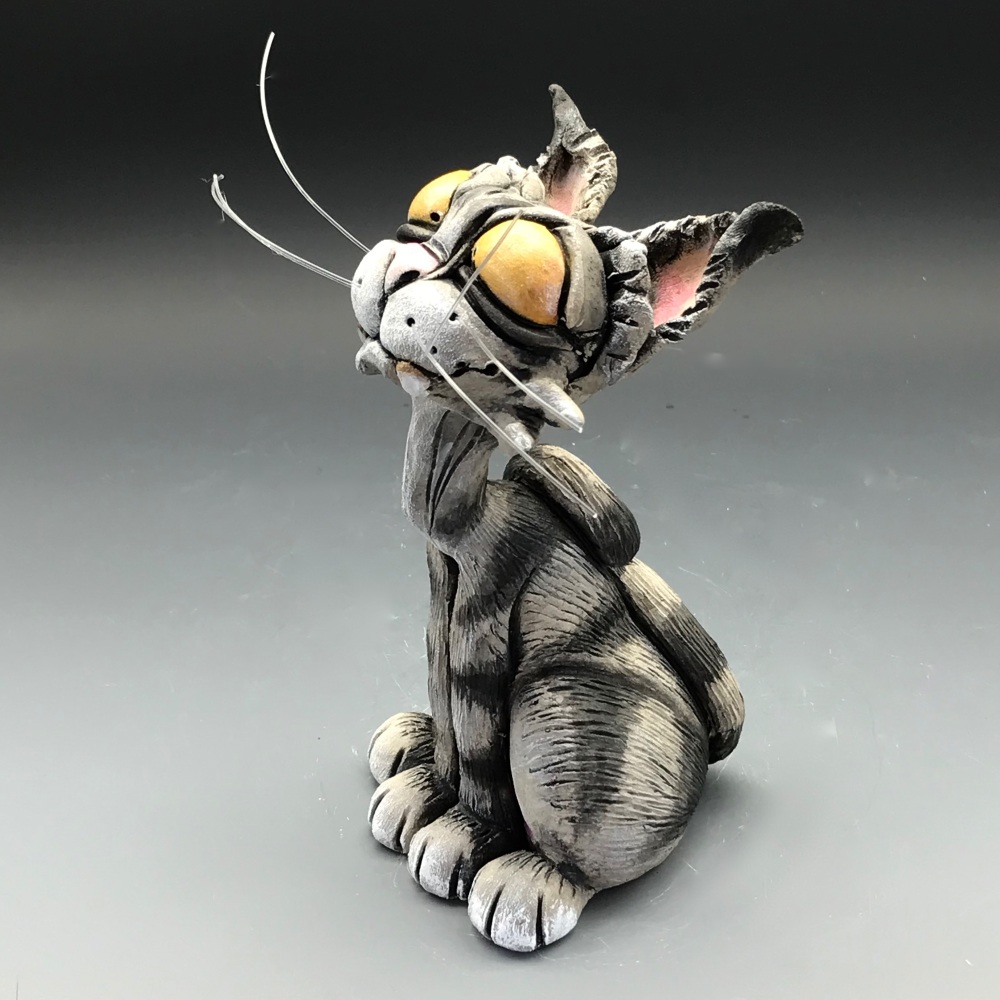 Darth - Cat Sculpture, ceramic