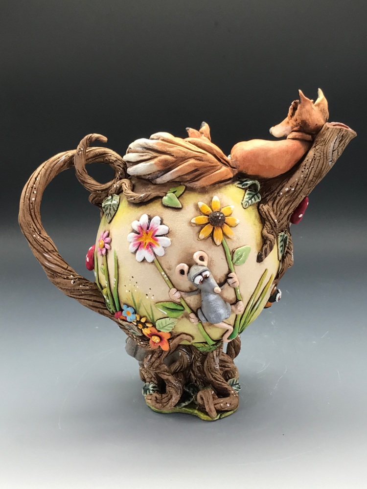Forest Friends 2 Ceramic Tea Pot