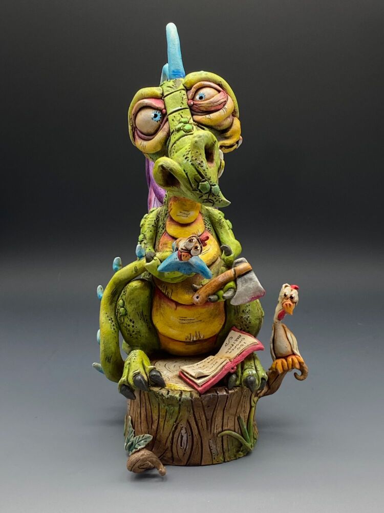 RESERVED - Garth, Dragon Sculpture