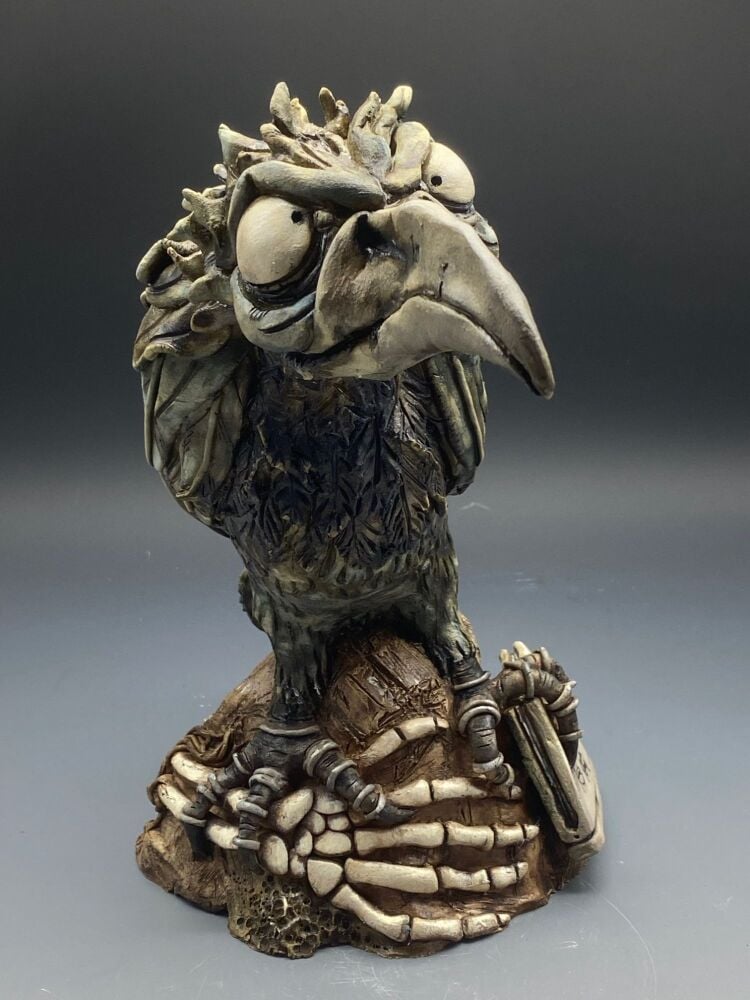 Corvus the Raven Sculpture