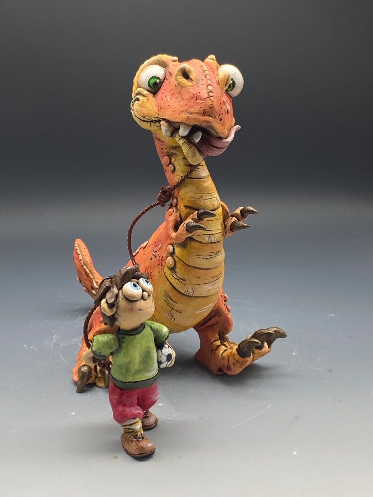 Baby T - Rex and Boy, Tommy & Chompers