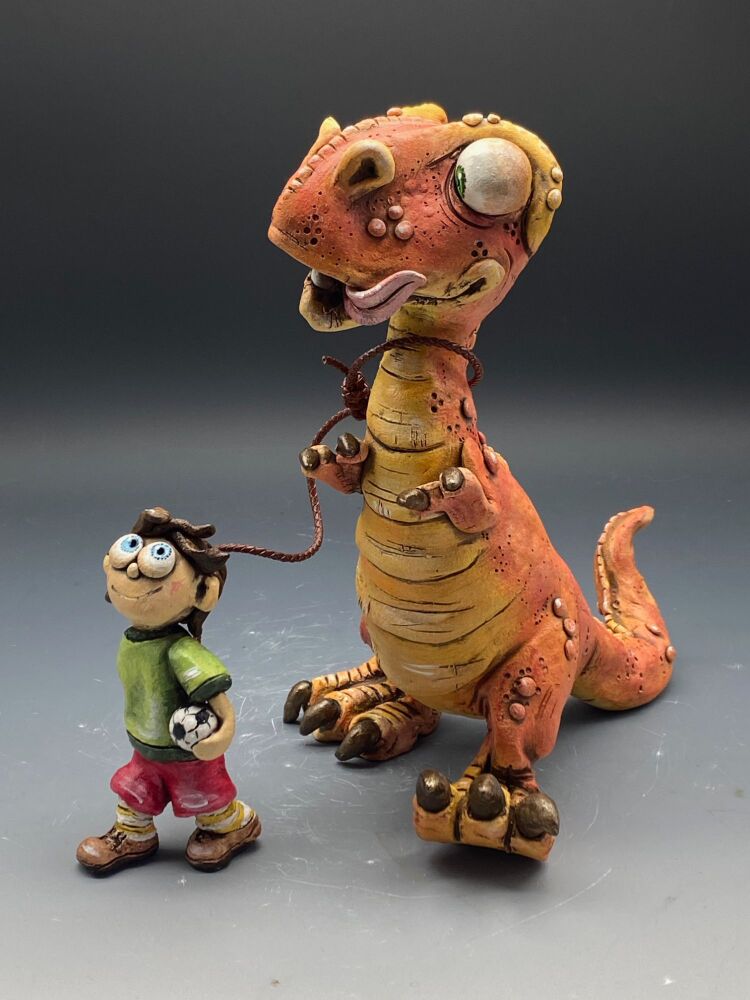 Baby T - Rex and Boy, Tommy & Chompers