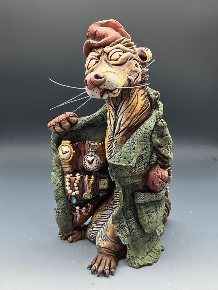 Fagin, Ferret Sculpture