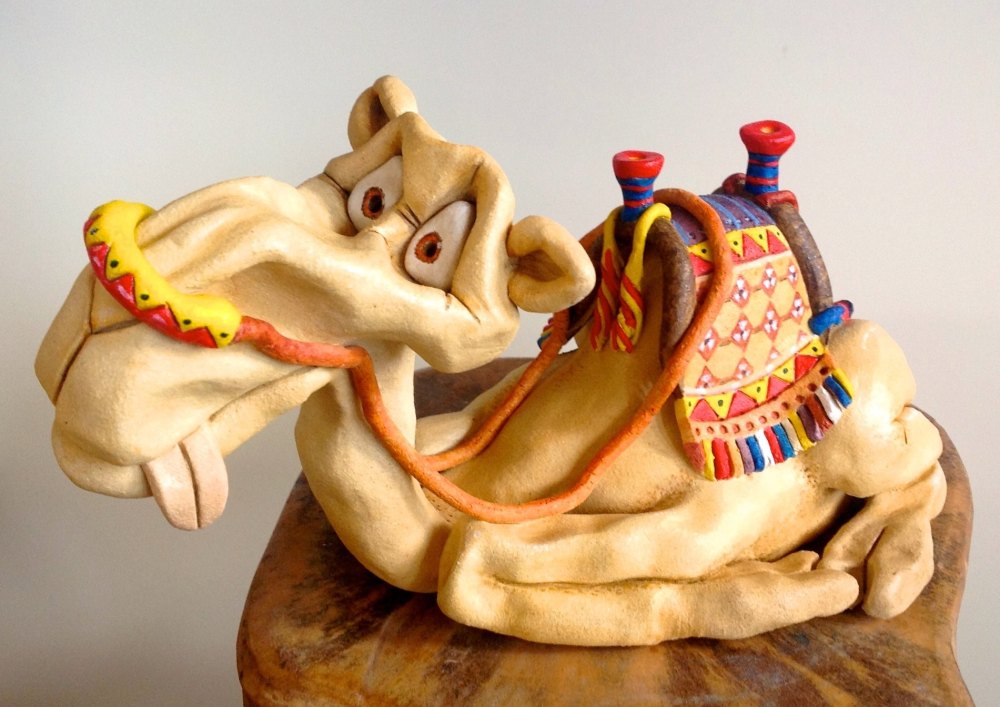 Tutankharryem the Camel - Ceramic Sculpture