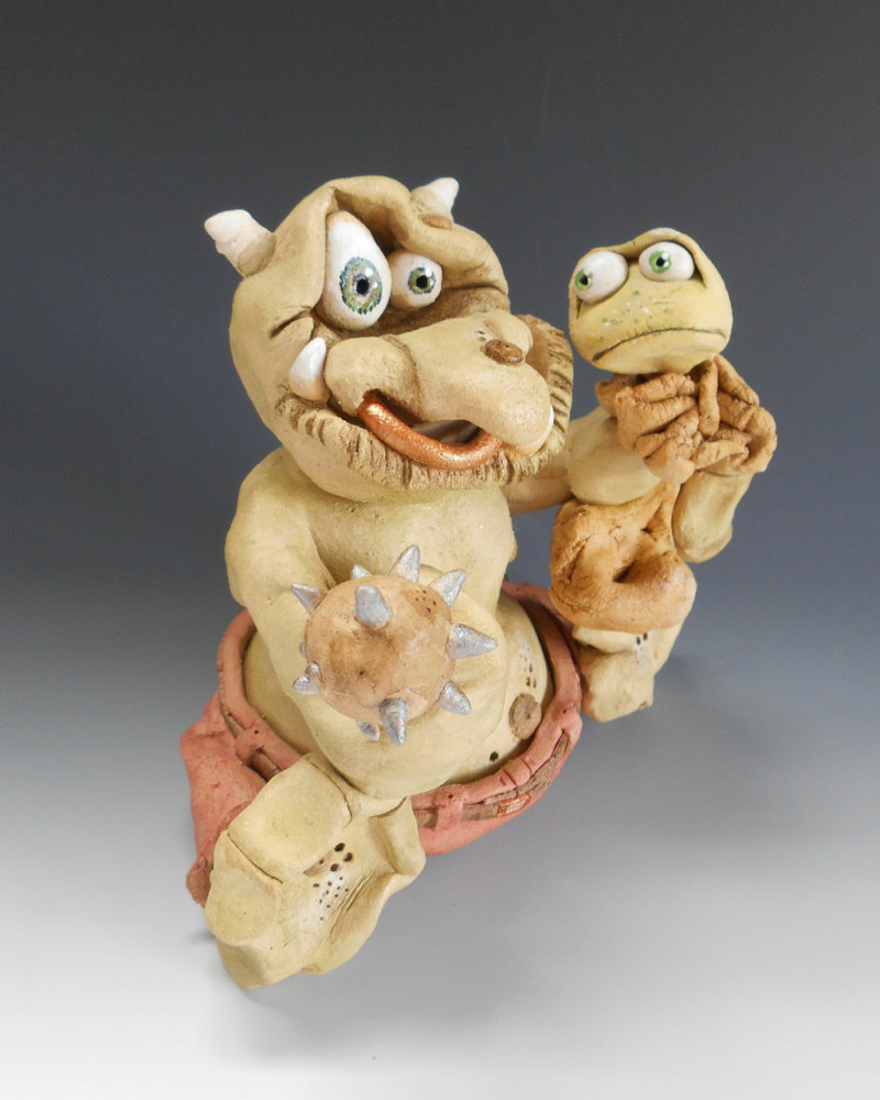 Klaus the Troll - Ceramic Sculpture