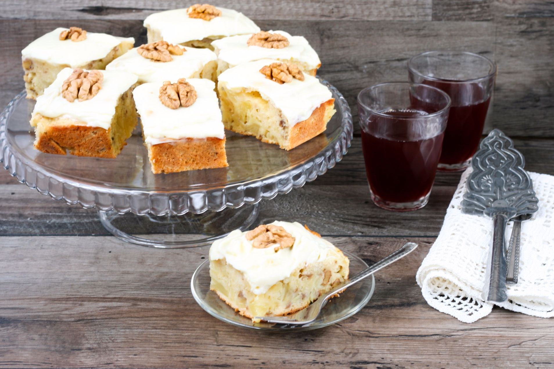 Carrot Cake served during our Bread Baking courses