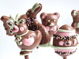 Easter Chocolate Lollipops