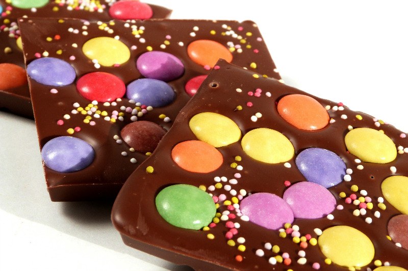 Chocolate Bar with Sweet's Topping