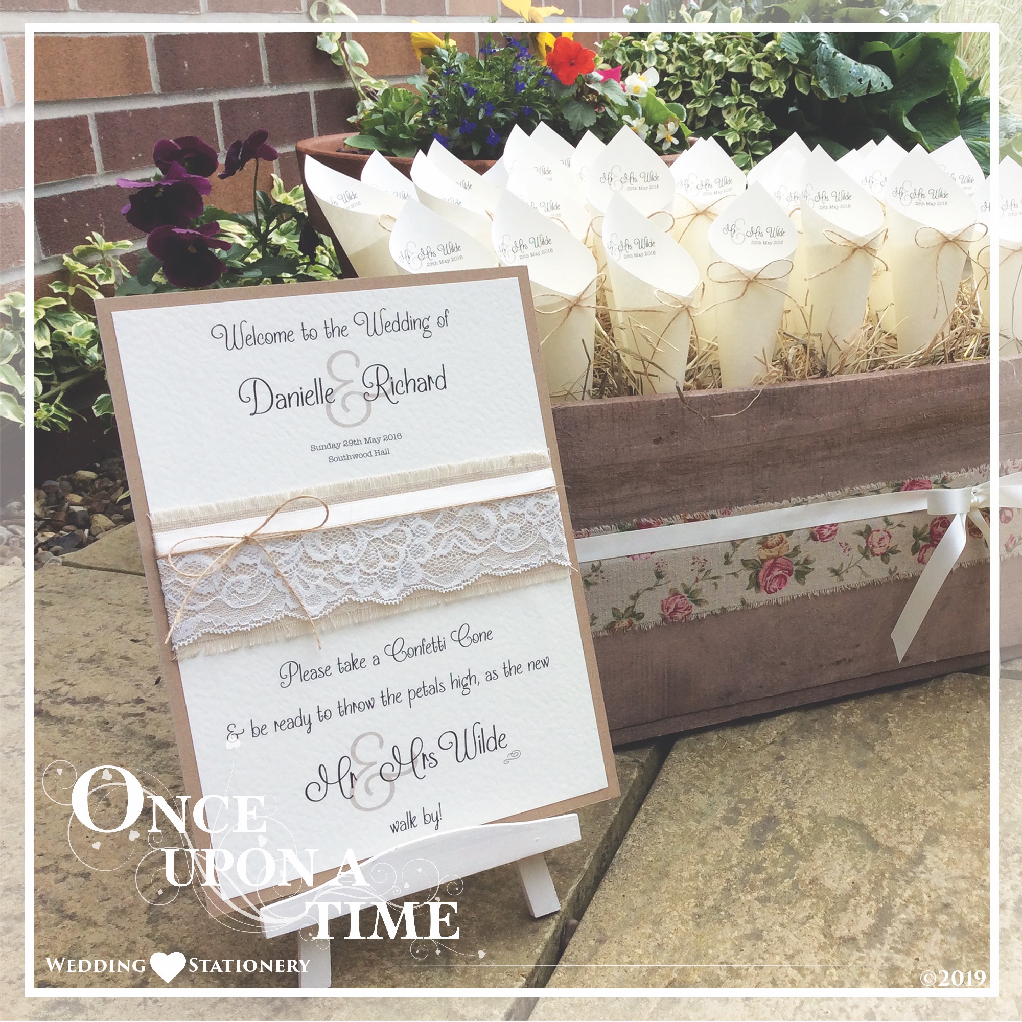 On The Day Venue Wedding Stationery