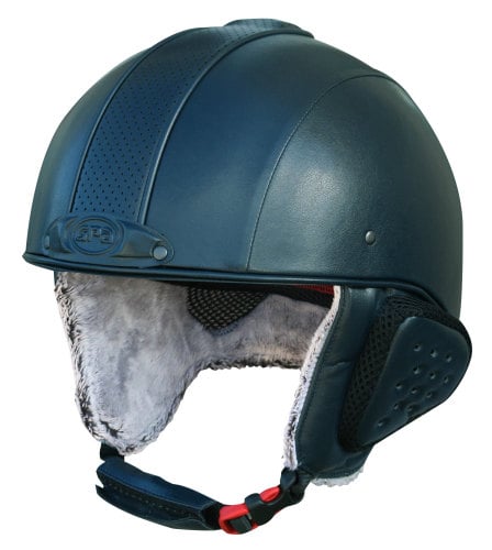 GPA Legend Synthetic Leather Ski Helmet - Navy £320.00 (Exc VAT) or £384.00