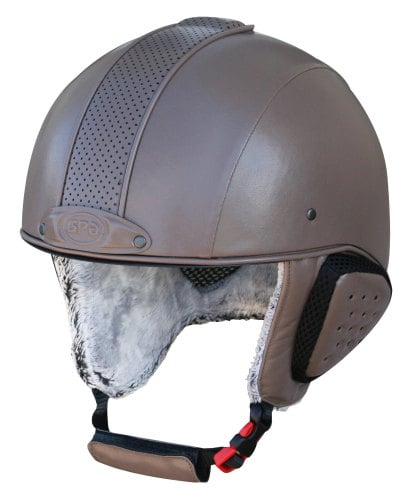 GPA Legend Synthetic Leather Ski Helmet - Taupe £320.00 (Exc VAT) or £384.0