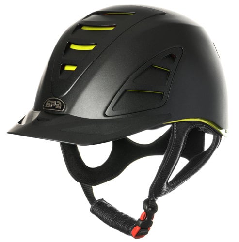 GPA Speed Air 4S REDLINE Collection Riding Helmet - Black/Yellow (£375.00 E