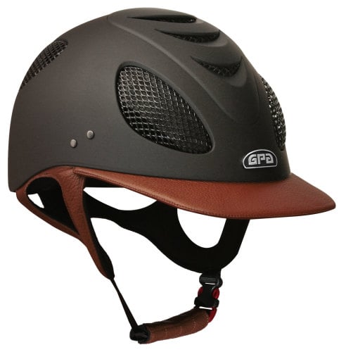 GPA New Generation EVO+ 2X Leather Riding Helmet - Chestnut Leather (£415.8