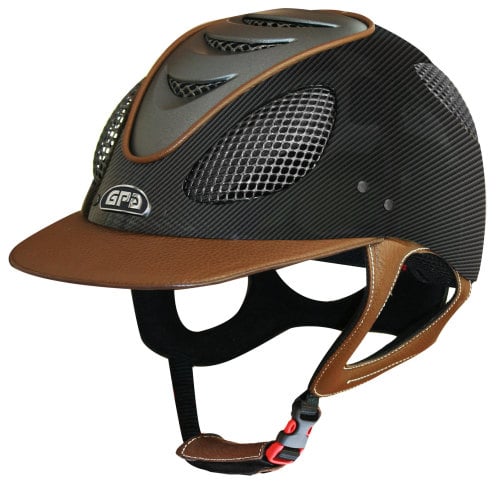 GPA New Generation EVO+ 2X Carbon Leather Riding Helmet - Leather (£415.83