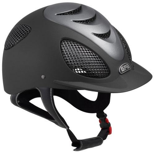 GPA Speed' Air Evolution 2X Riding Helmet - Black/Titane (£332.50 Exc VAT &