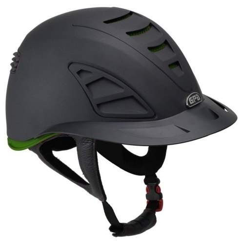 GPA Speed Air First Lady 4S REDLINE Collection Riding Helmet - Black/Green