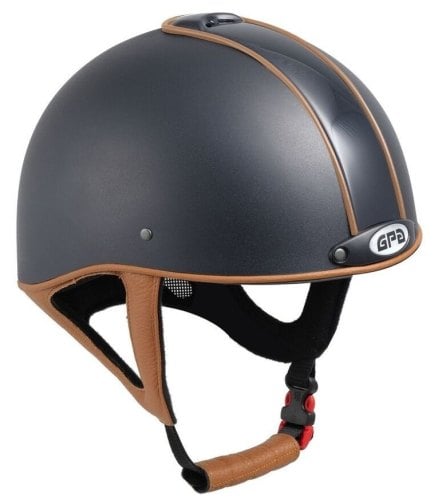 GPA Jock Up 3 2X Riding Helmet - Black Tone on Tone (£183.33 Exc VAT & £220