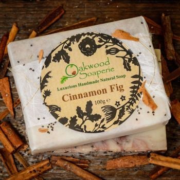 Cinnamon fig handmade soap