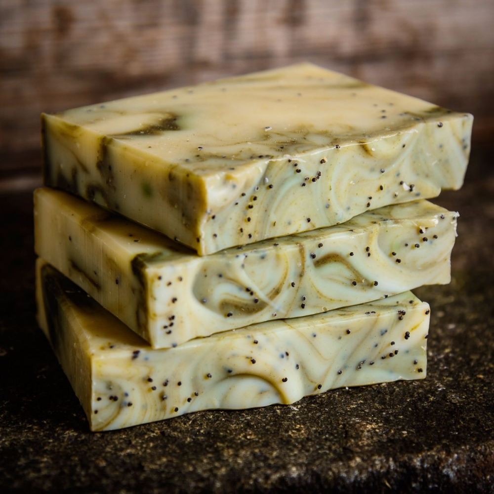 Mint & Seed soap with Peppermint & Rosemary oils