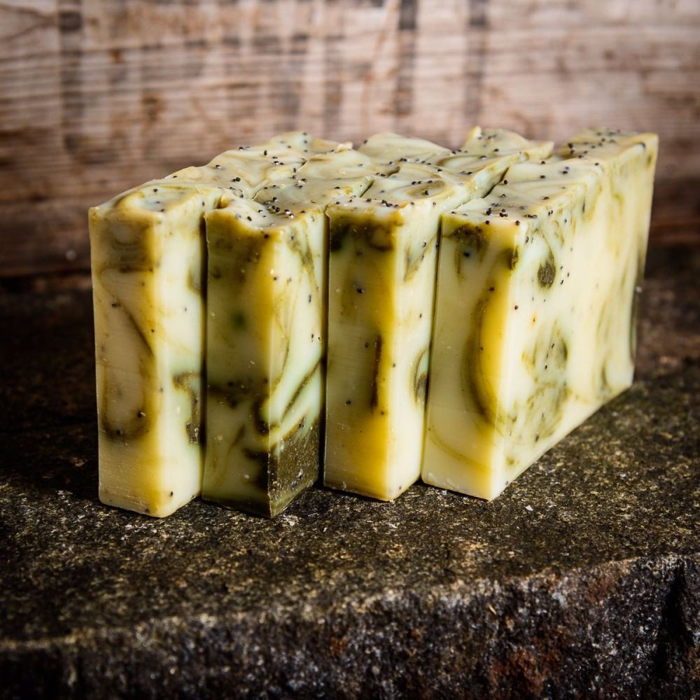 Mint & Seed soap with Peppermint & Rosemary oils