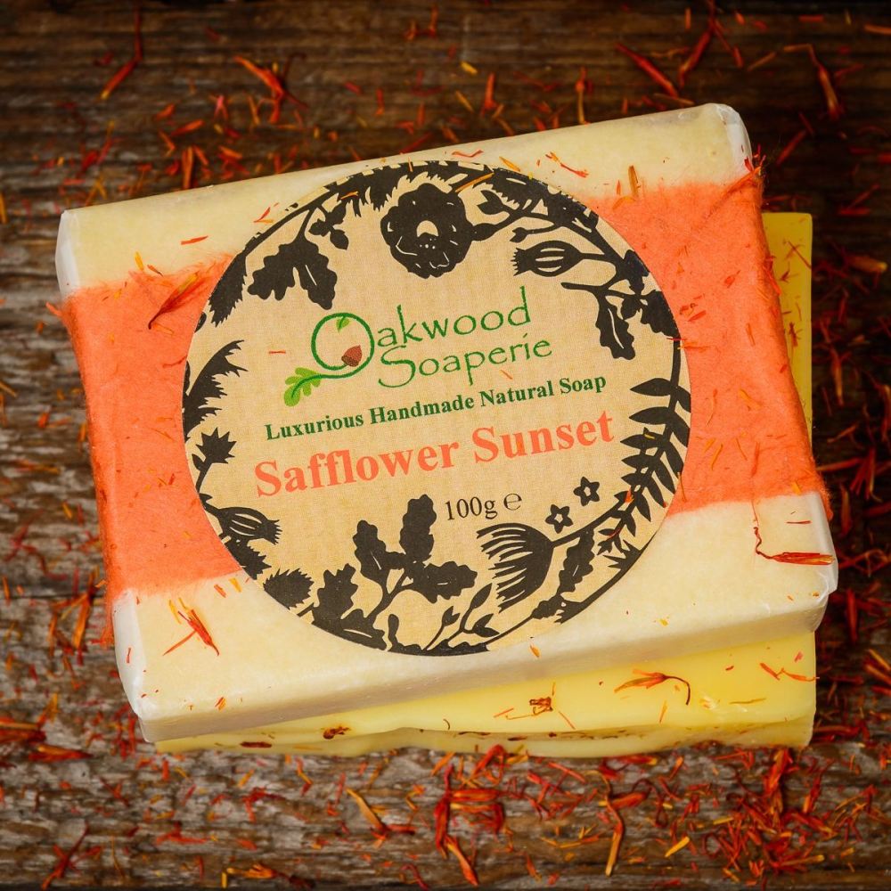 Safflower Sunset Handmade soap