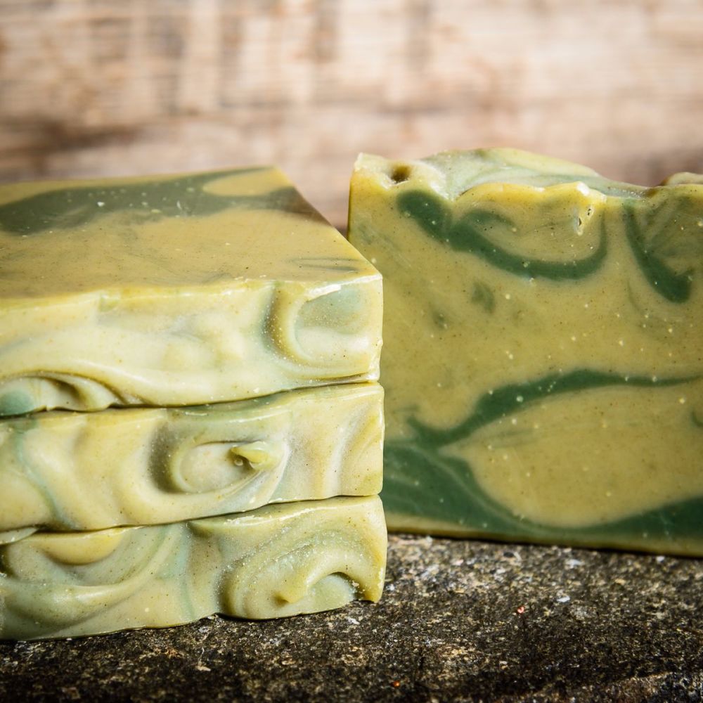 SALE - Limechouli and Nettle leaf Handmade soap - REDUCED TO CLEAR