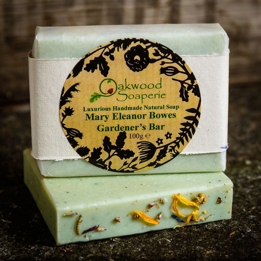 'Mary Eleanor Bowes' Gardener's Soap - REDUCED TO CLEAR