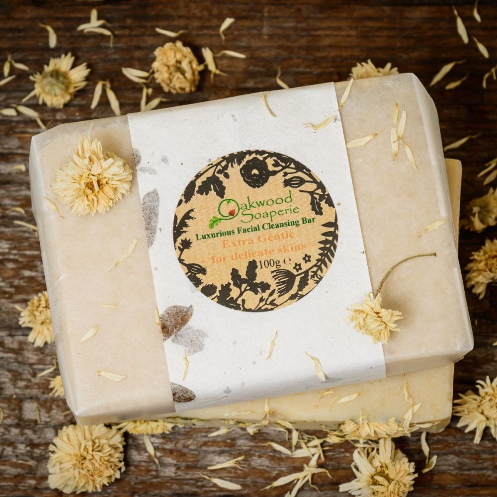 Extra Gentle, chamomile & Goat's milk Facial Cleansing Bar