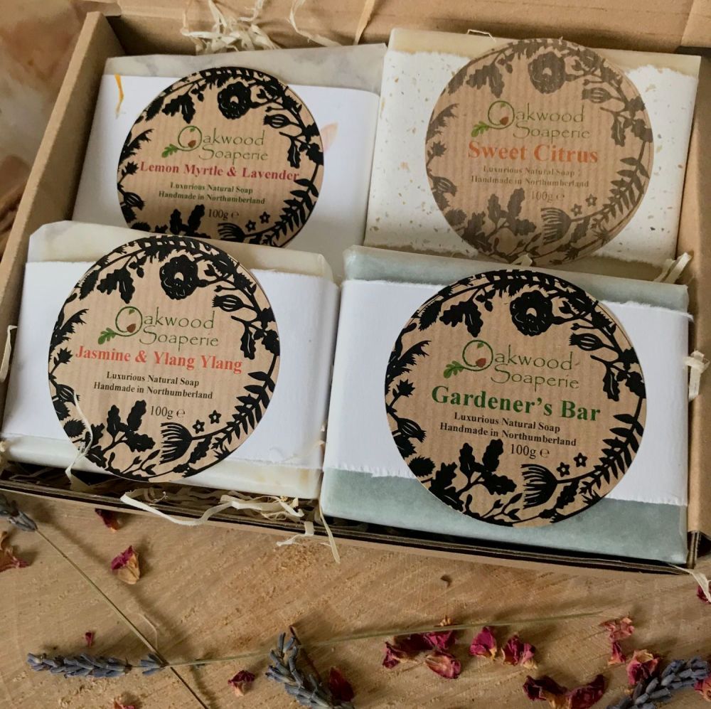 Soap Gift set with 4 soap bars