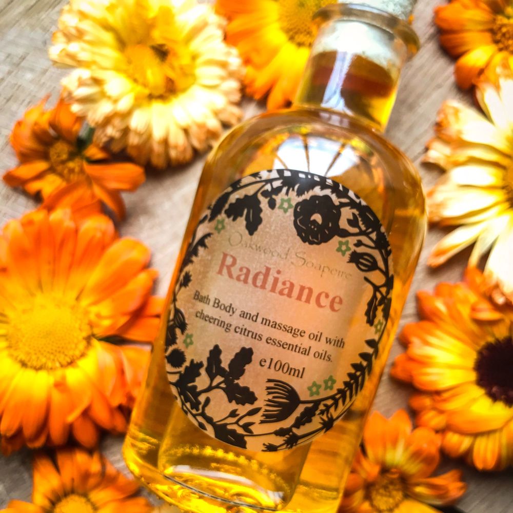 SALE - Radiance Bath & Body Oil with cheering citrus essential oils WAS £12