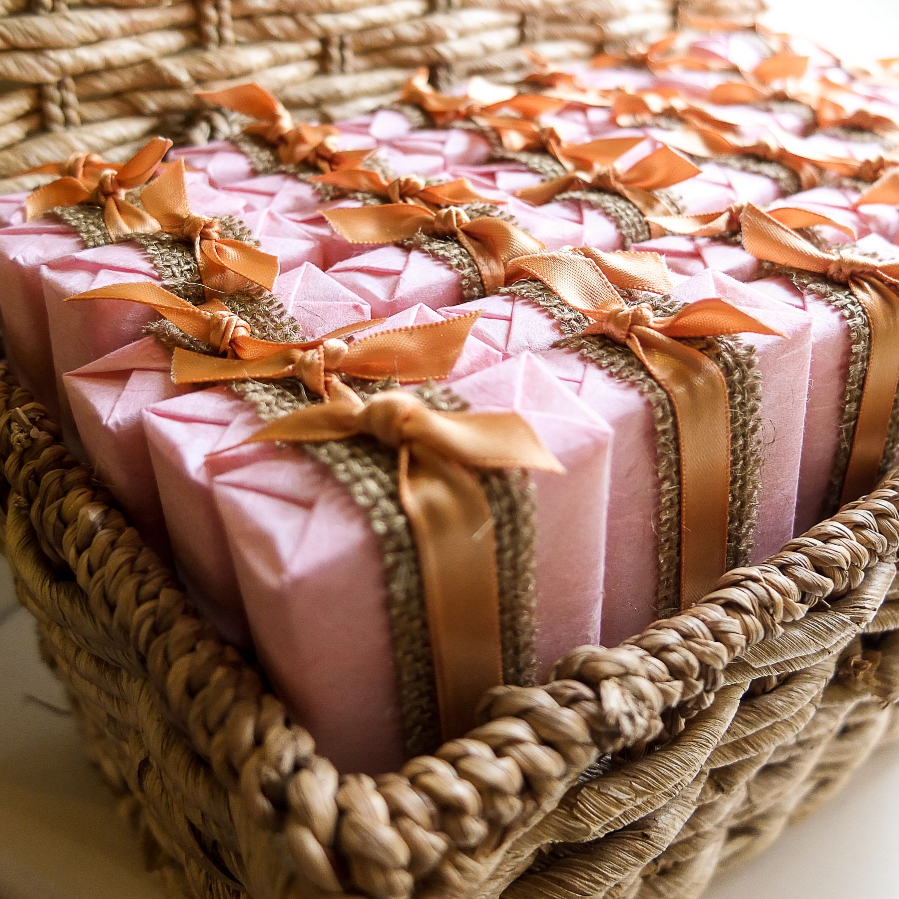 Custom soap Wedding Favours