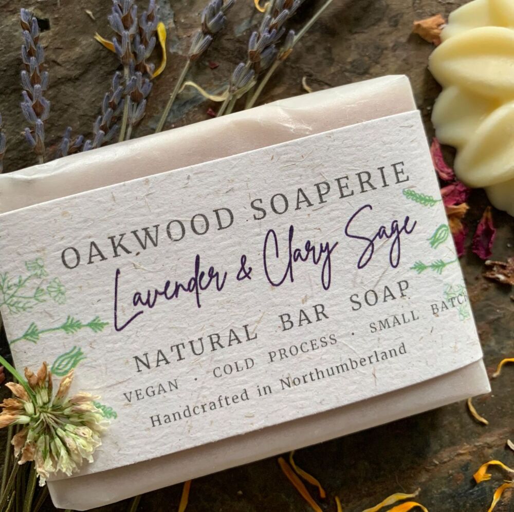 Lavender and Clary Sage soap