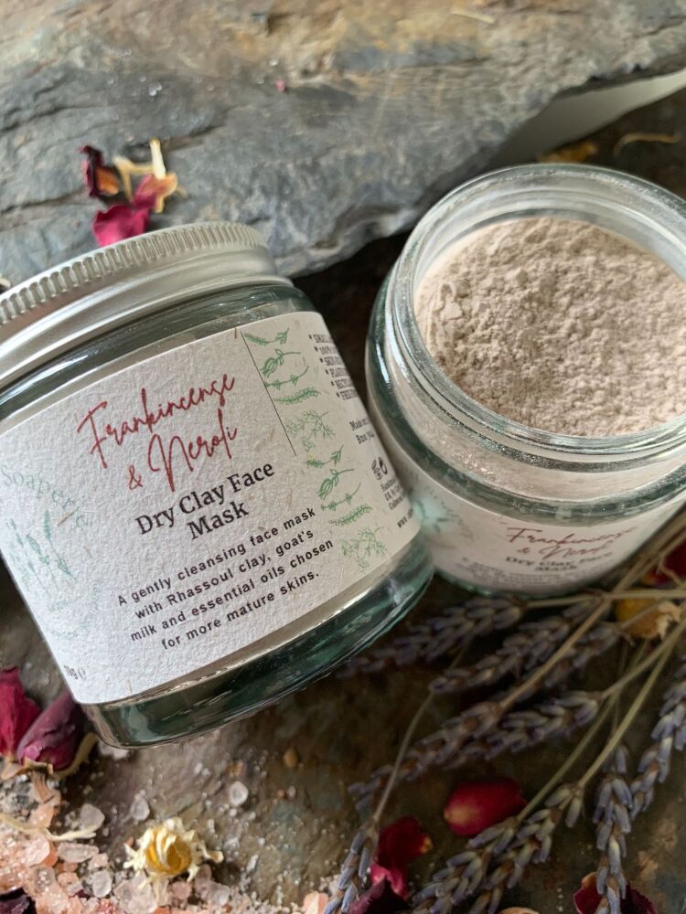 Frankincense & Neroli Dry Clay Mask for Mature Skin - 50g size
