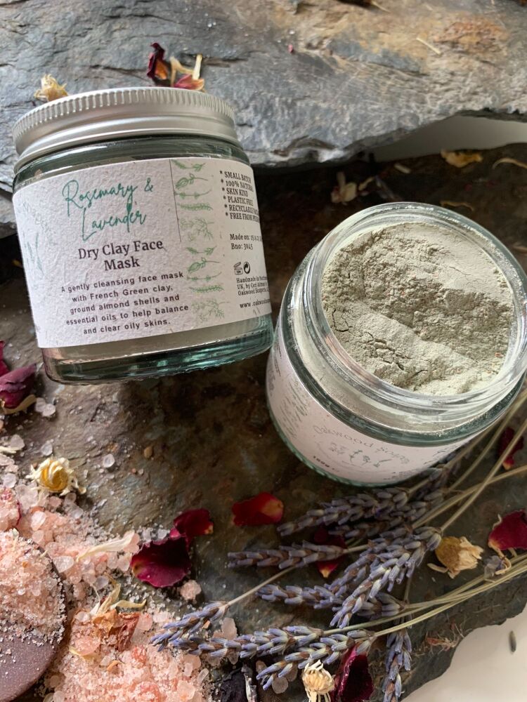 Rosemary & Lavender Clay Mask for Combination / Oily Skin