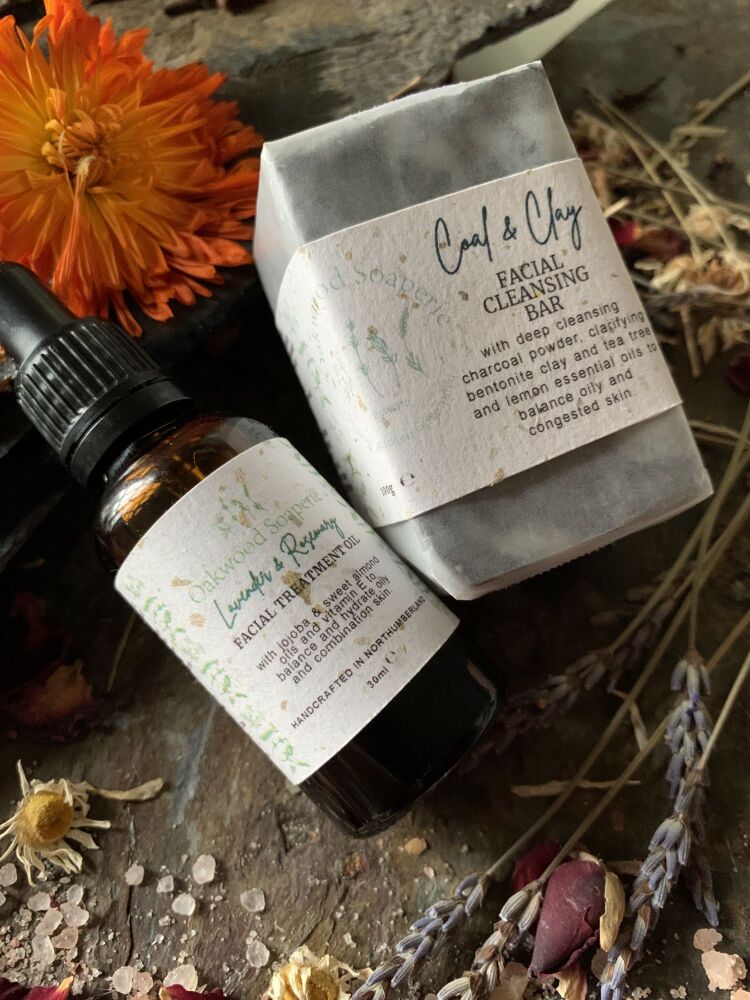 Lavender & Rosemary Facial Treatment oil for Combination / Oily Skin