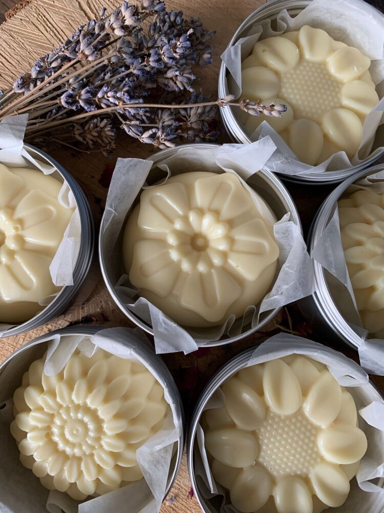 SALE - Solid Body Butter Bars (Lavender & Geranium) in tin