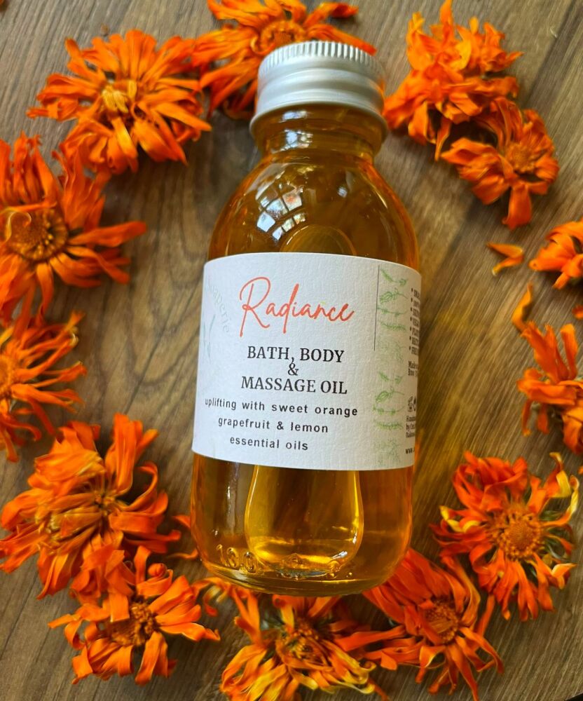 Radiance Body Oil with cheering citrus essential oils
