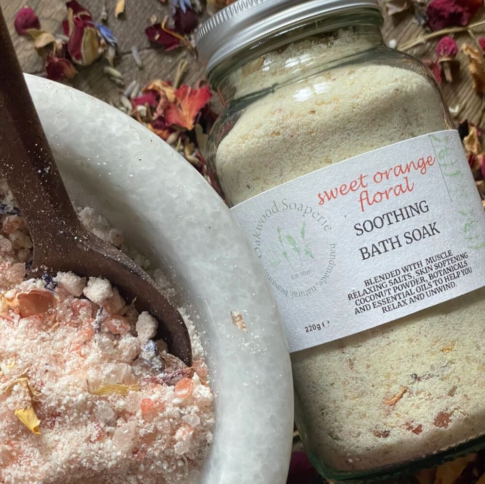 Sweet Orange Floral Bath Soak