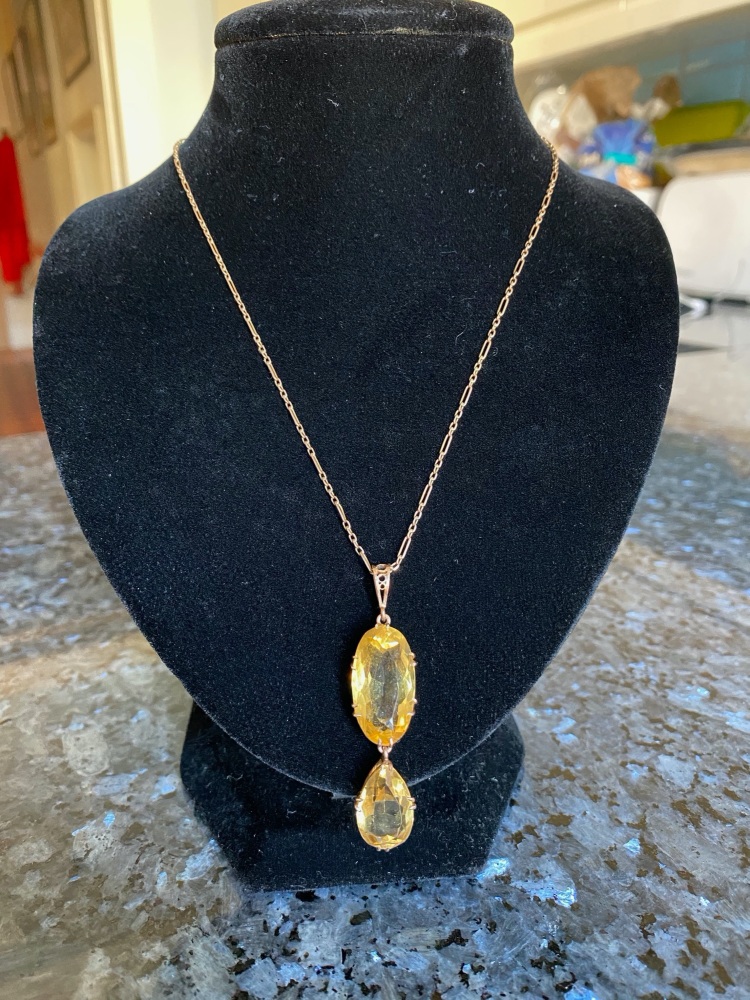 HEALERS FINE JEWELRY Recycled Gold Citrine Pendant Necklace for Men | MR  PORTER