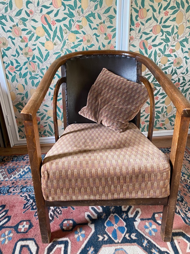 Art deco online tub chair
